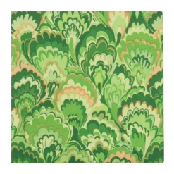 Caspari Paper Luncheon Napkins|Marbled Ceramica Green Luncheon Napkins - includes 20 Luncheon Napkins