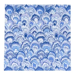 Caspari Paper Luncheon Napkins|Marbled Ceramica Indigo Luncheon Napkins - 20 Per Package
