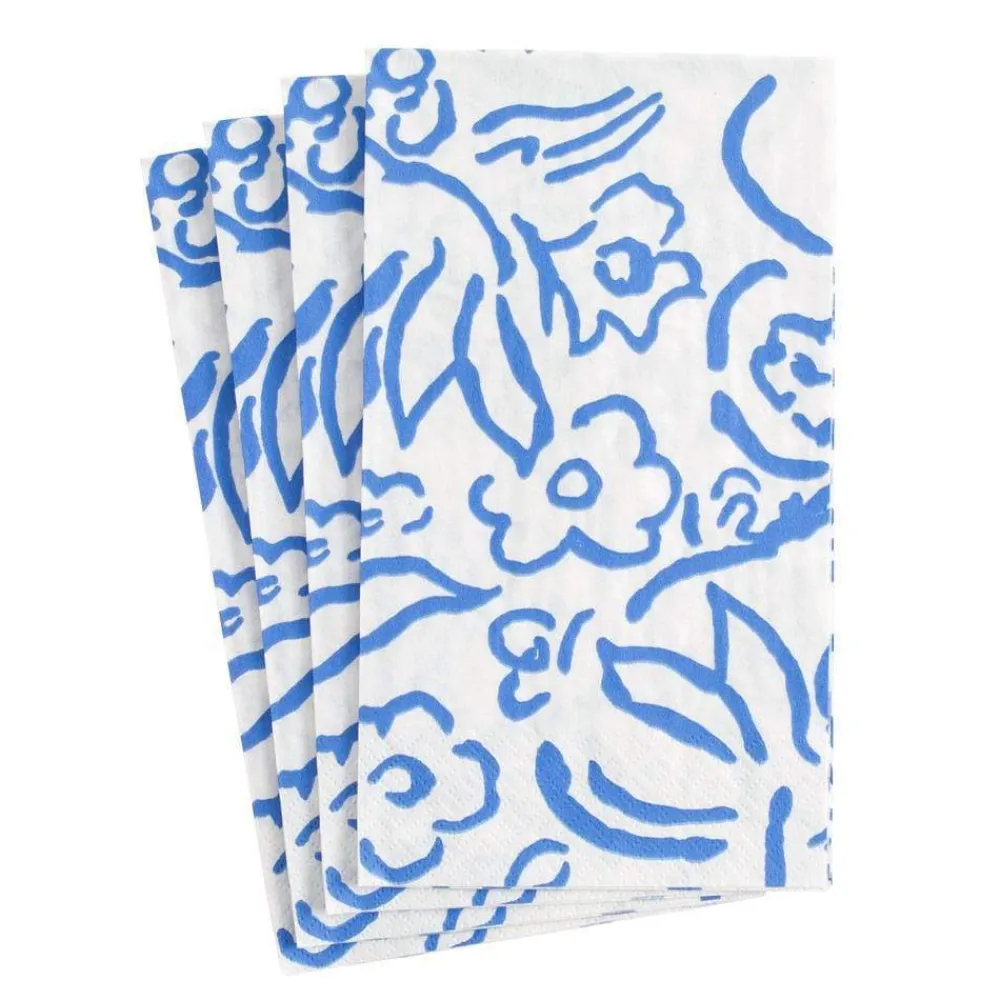 Caspari Mother'S Day|Paper Guest Towels|Matisse Paper Guest Towel Napkins in Blue - 15 Per Package