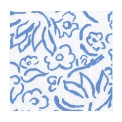 Caspari Paper Luncheon Napkins|Matisse Paper Luncheon Napkins in Blue - 20 Per Package