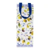 Caspari Gift & Bottle Bags|Mediterranean Blue Wine & Bottle Gift Bags - One Gift Bag Included