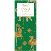 Caspari Christmas TIssue Paper|Tissue Paper|Merry Go Round Tissue Paper in Green - 4 Sheets Included