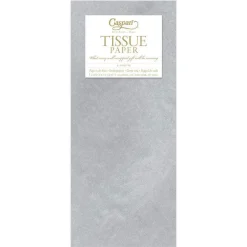 Caspari Christmas TIssue Paper|Mother'S Day|Metallic Tissue Paper in Silver - 4 Sheets Included
