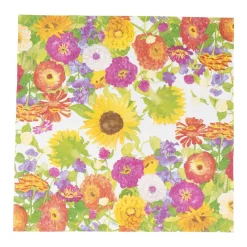 Caspari Paper Luncheon Napkins|Midsummer Blooms Luncheon Napkins - 20 Per Package