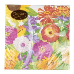 Caspari Paper Luncheon Napkins|Midsummer Blooms Luncheon Napkins - 20 Per Package