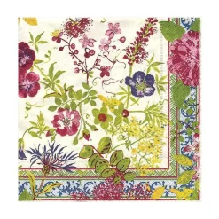 Caspari Paper Luncheon Napkins|Millefleurs Paper Luncheon Napkins - 20 Per Package