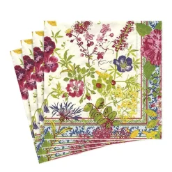 Caspari Paper Luncheon Napkins|Millefleurs Paper Luncheon Napkins - 20 Per Package