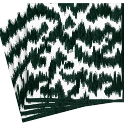 Caspari Graduation Celebration|Engagement Party|Modern Moire Black Dinner Napkin - package of 20