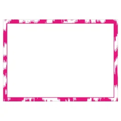 Caspari Correspondence Cards|Modern Moire Fuchsia Correspondence Cards - 12 Per Package