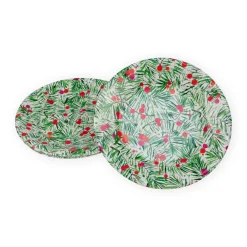Caspari Paper Salad And Dessert Plates|Modern Pine Salad & Dessert Plates - 8 Per Package