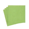 Caspari Paper Cocktail Napkins|Moiré Paper Cocktail Napkins in Lime - 20 Per Package