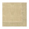 Caspari Christmas Napkins|Engagement Party|Moiré Paper Luncheon Napkins in Gold - 20 Per Package