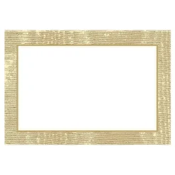 Caspari Engagement Party|Place Cards|Moire Gold Place Cards Package 10 In