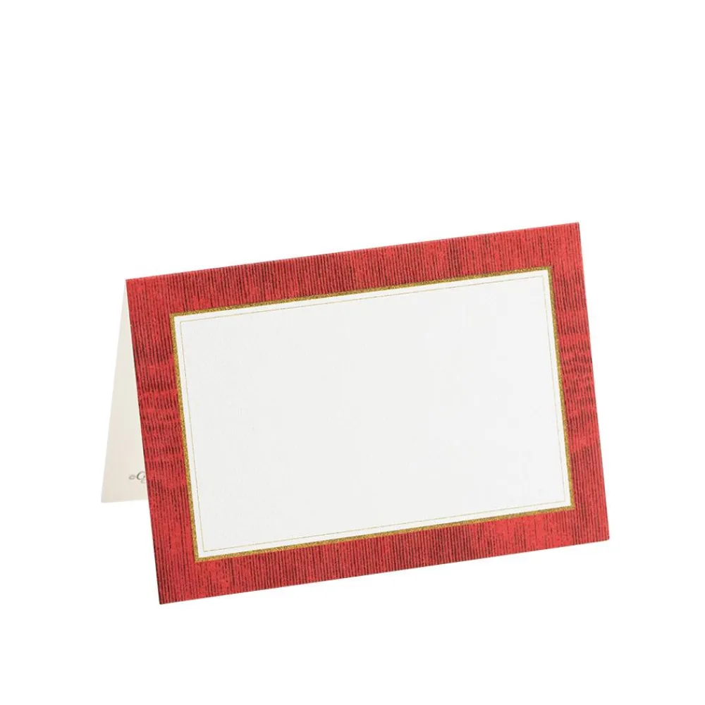 Caspari Memorial Day|Place Cards|Moire Red Place Cards Package 10 In
