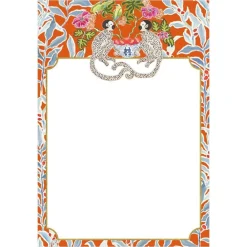 Caspari Invitations|Monkeys Invitations in Foil - 8 Blank Invitations & 8 Envelopes