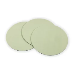 Caspari Placemats|Paper Placemats|Moss Green Lizard Round Placemat - 1 Per Package