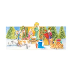 Caspari Advent Calendars|Nativity Advent Calendar - 1 Each