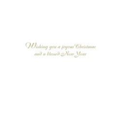 Caspari Christmas And Holiday Cards|Boxed Holiday Cards|Nativity with Tree Classic Boxed Christmas Cards - includes 15 cards & envelopes