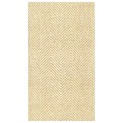 Caspari Paper Guest Towels|Natural Jute Paper Linen Guest Towel Napkins - 12 Per Package