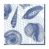 Caspari Paper Luncheon Napkins|Netting and Shells Paper Luncheon Napkins in Blue - 20 Per Package