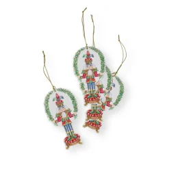 Caspari Christmas Gift Tags & Labels|Gift Tags & Enclosure Cards|Nutcracker Christmas Gift Tags - 4 Per Package