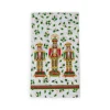 Caspari Christmas Napkins|Paper Guest Towels|Nutcracker Christmas Guest Towel Napkins - 15 Per Package