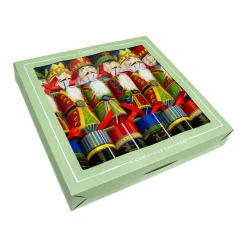 Caspari Christmas Crackers|Celebration Crackers|Nutcrackers Christmas Cracker 12 Inch - 6 per box