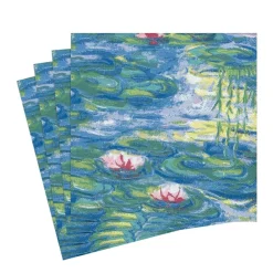 Caspari Paper Luncheon Napkins|Nympheas Paper Luncheon Napkins - 20 Per Package