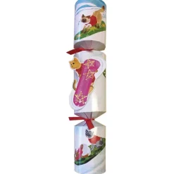 Caspari Christmas Crackers|Celebration Crackers|Off-Leash Cats Christmas Pet Favor - 1 Each