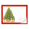 Caspari Christmas Gift Tags & Labels|Gift Tags & Enclosure Cards|Oh Christmas Tree Self-Adhesive Labels - 12 Per Package