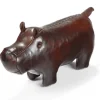 Omersa New Year'S|Omersa Leather Animals|Leather Hippopotamus- Miniature