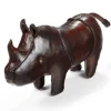 Omersa New Year'S|Omersa Leather Animals|Leather Rhinoceros- Miniature