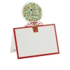 Caspari Place Cards|On The 12th Day Place Cards Die Cut Package 8 In