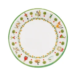 Caspari Paper Dinner Plates|On The Twelfth Day Paper Dinner Plates - includes 8 Paper Dinner Plates