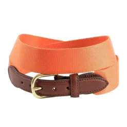 Barrons-Hunter Father'S Day|Orange Wide Belgian Surcingle Belt