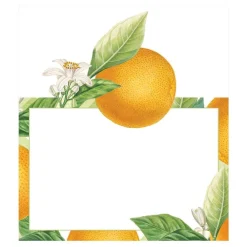Caspari Place Cards|Orangerie Place Cards Die Cut Package 8 In