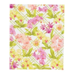 Caspari Paper Guest Towels|Orchid Conservatory Guest Towel Napkins - 15 Per Package