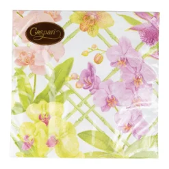 Caspari Paper Luncheon Napkins|Orchid Conservatory Luncheon Napkins - 20 Per Package