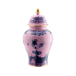 Ginori 1735 Bridal Shower|Fine Porcelain|Oriente Italiano Potiche Vase in Azalea 15" - 1 Each