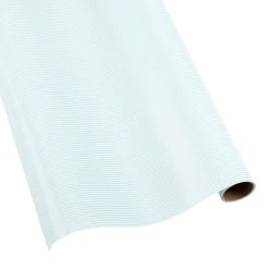 Caspari Baby Shower|Wrapping Paper|Oxford Stripe Gift Wrapping Paper in Robin's Egg Blue - 30" x 8' Roll