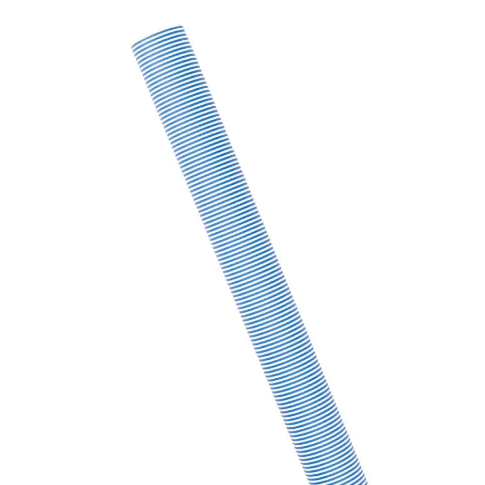 Caspari Memorial Day|Wrapping Paper|Oxford Stripe Gift Wrapping Paper in Blue & White - 30" x 8' Roll