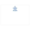 Caspari Correspondence Cards|Pagoda Toile Blue Correspondence Cards - 12 Per Package