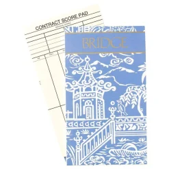 Caspari Bridge|Pagoda Toile Bridge Score Pad - 1 Each