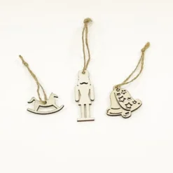 Caspari Christmas Crackers|Celebration Crackers|Painted Nutcrackers Celebration Crackers - includes 12 Celebration Crackers