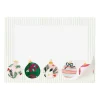 Caspari Christmas Gift Tags & Labels|Gift Tags & Enclosure Cards|Painted Ornaments Self-Adhesive Labels - 12 Per Package