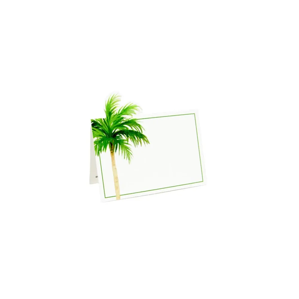 Caspari Place Cards|Painted Palm Tree Place Cards - 8 Per Package