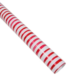Caspari Christmas Wrapping Paper|Wrapping Paper|Painterly Stripe Red & White Gift Wrap - One 30" X 8' Roll