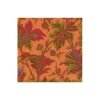 Caspari Paper Cocktail Napkins|Paisley Leaves Coral Cocktail Napkins - includes 20 Cocktail Napkins