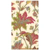 Caspari Paper Guest Towels|Paisley Leaves Ivory Guest Towels - includes 15 Guest Towels