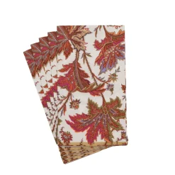 Caspari Paper Guest Towels|Paisley Leaves Ivory Guest Towels - includes 15 Guest Towels